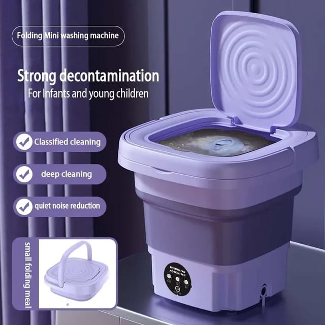 Portable Mini Folding Washing Machine